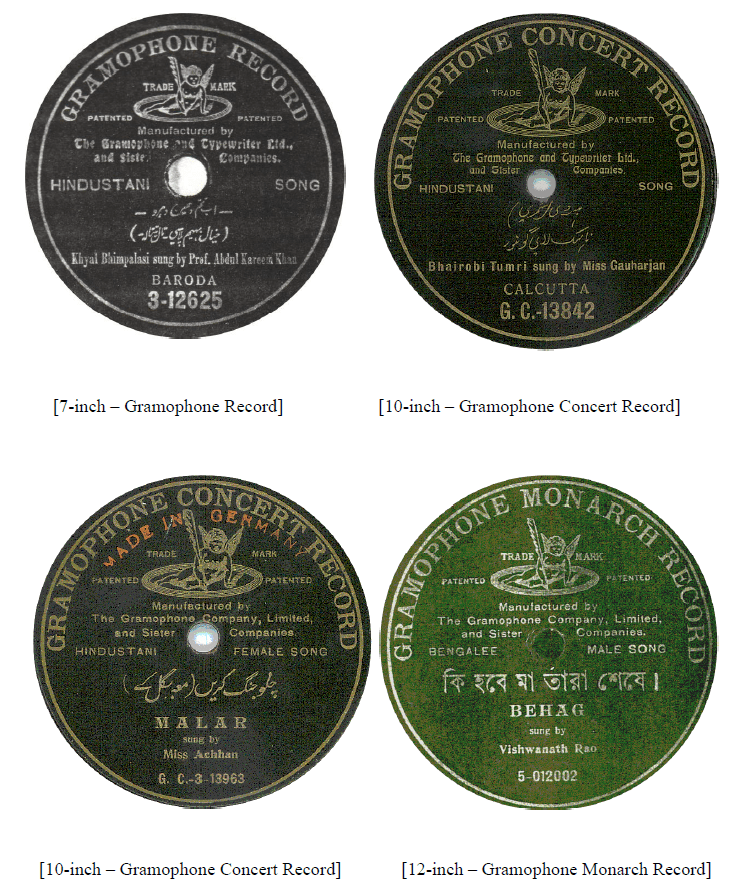 Gramophone Record, Gramophone Concert Record, Gramophone Monarch Record