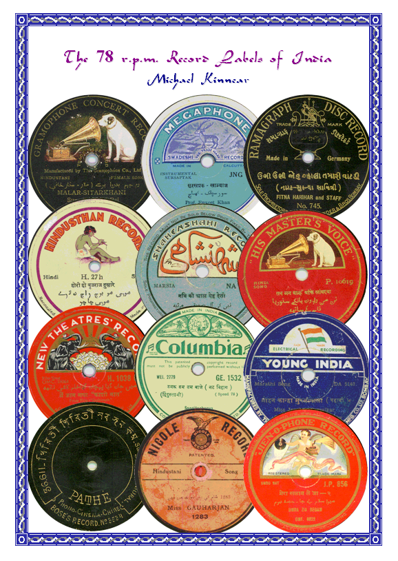 The 78 rpm Record Labels of India, Michael Kinnear