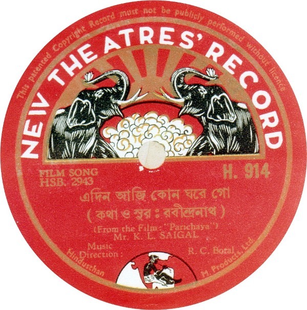 New Theatres Record, K.L. Saigal, H. 914