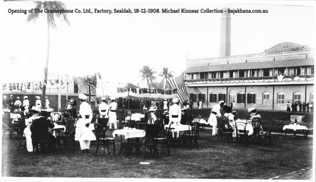 The Gramophone Co. Ltd., Factory, Sealdah, 18-12-1908