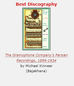 The Gramophone Company's Persian Recordings, 1899-1934