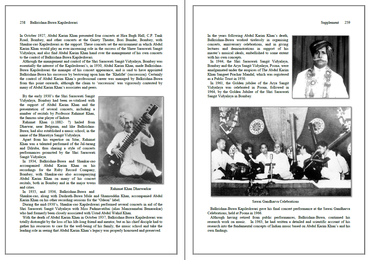 Sangeet Ratna, The Jewel of Music, Khan Sahib Abdul Karim Khan, A Bio Discography Sangeet Ratna, The Jewel of Music, Khan Sahib Abdul Karim Khan, A Bio Discography