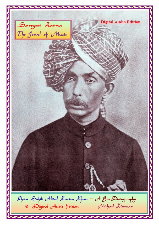 Sangeet Ratna, The Jewel of Music, Abdul Karim Khan
