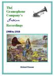 The Gramophone Company's Indian Recordings 1908-1910